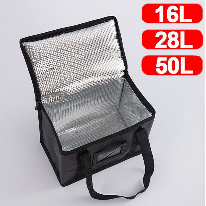 Tote Bag Sublimation - กระเป๋าปิคนิคขนาดใหญ่ 1 ชิ้น, กระเป๋าเก็บความเย็นสำหรับอาหารแบบพกพาสำหรับตั้งแคมป์กลางแจ้ง, กระเป๋าเก็บความเย็นแบบพกพาป้องกันการรั่วซึมพร้อมซิป