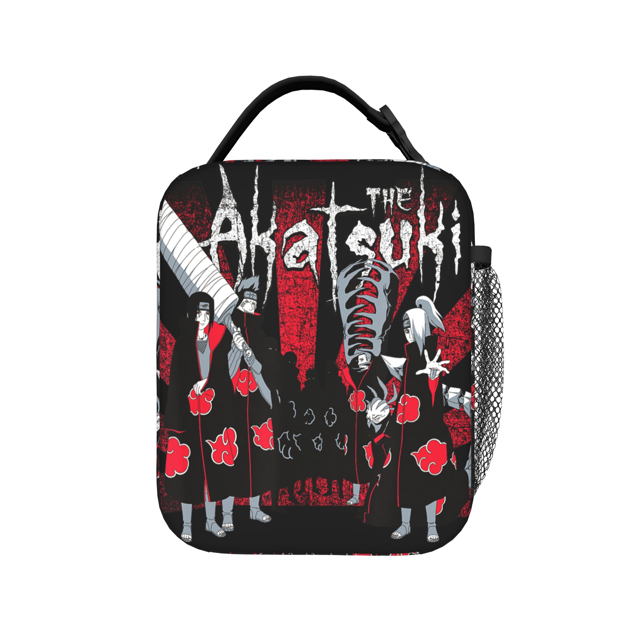 Tote Bag Sublimation - ชิปปุเดน เดอะ อาคาสึกิ นารูโตะ กระเป๋าใส่อาหารกลางวันแบบมีฉนวนกันความร้อน กล่องใส่อาหารกลางวันแบบกันรั่ว