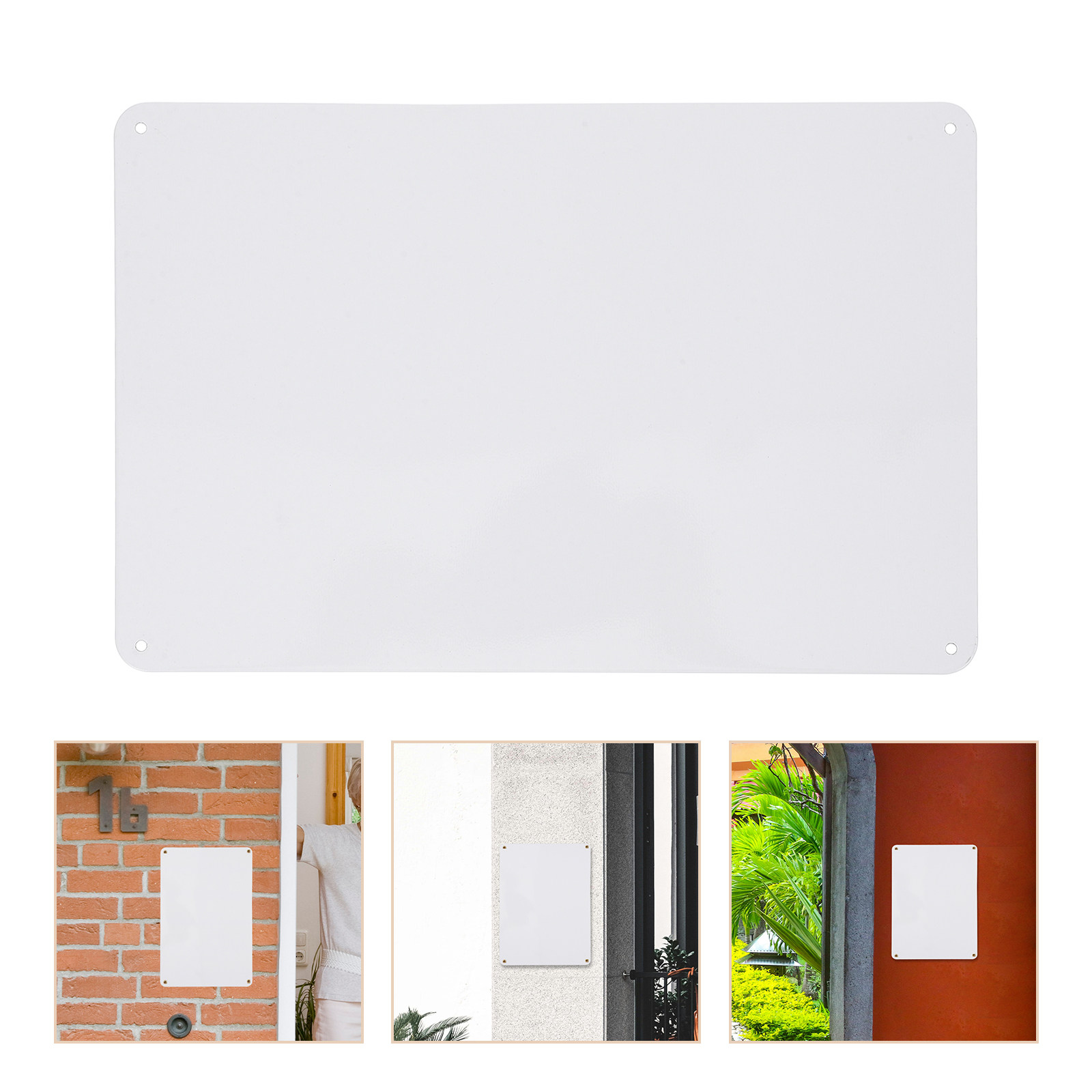 Yard Sign Blank - ป้ายโลหะเปล่า 2 ชิ้น สำหรับงานซับลิเมชัน ป้ายโลหะเปล่าสำหรับทำป้ายตกแต่งสวน ป้ายหน้าร้าน