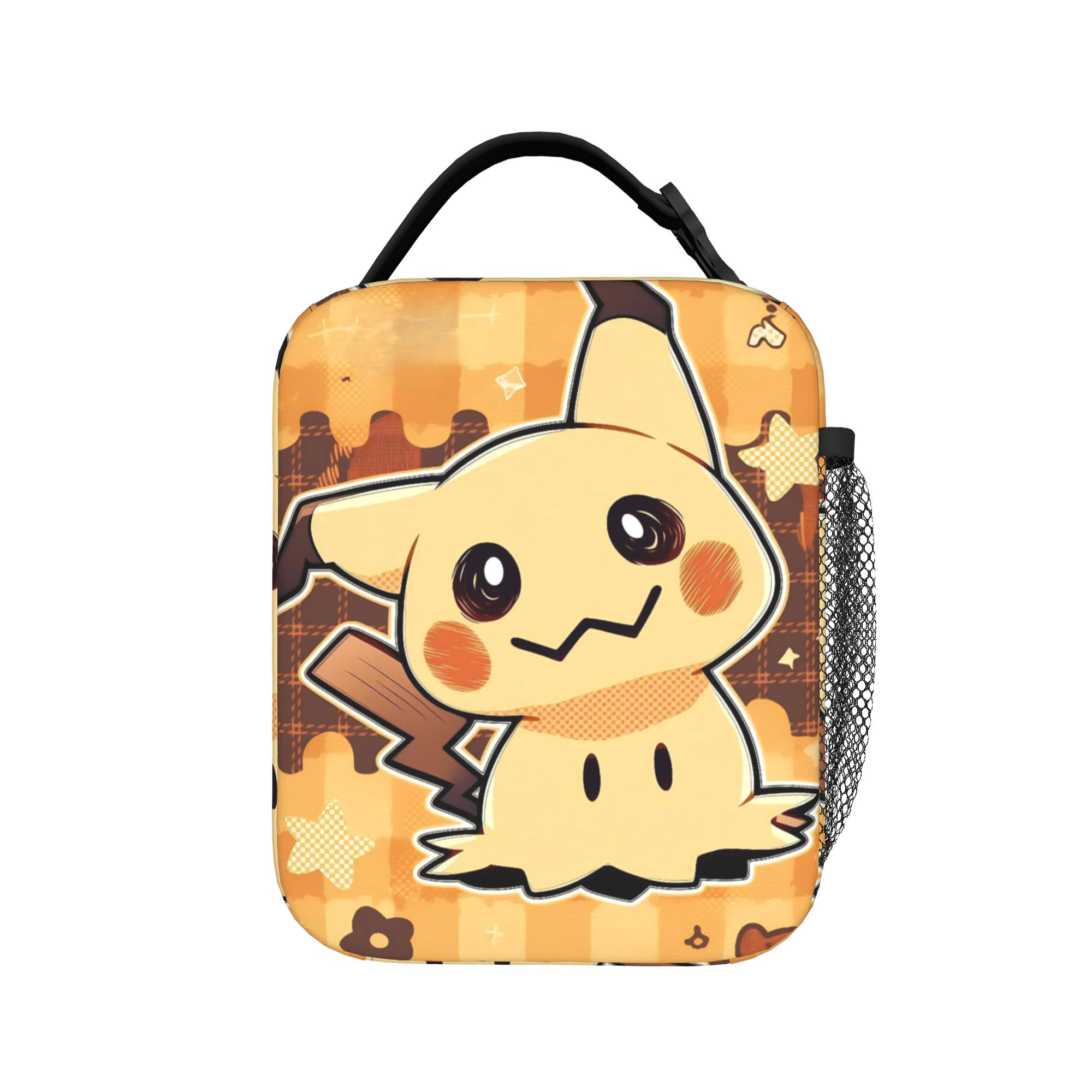 Tote Bag Sublimation - กระเป๋าเก็บอุณหภูมิสำหรับใส่อาหารกลางวันลายมิมิคิวส์สุดน่ารัก กระเป๋าเก็บความเย็นแบบพกพาลายโปเกมอน กระเป๋าใส่อาหารกลางวันแบบถือ กระเป๋าเก็บอาหารสำหรับไปทะเล