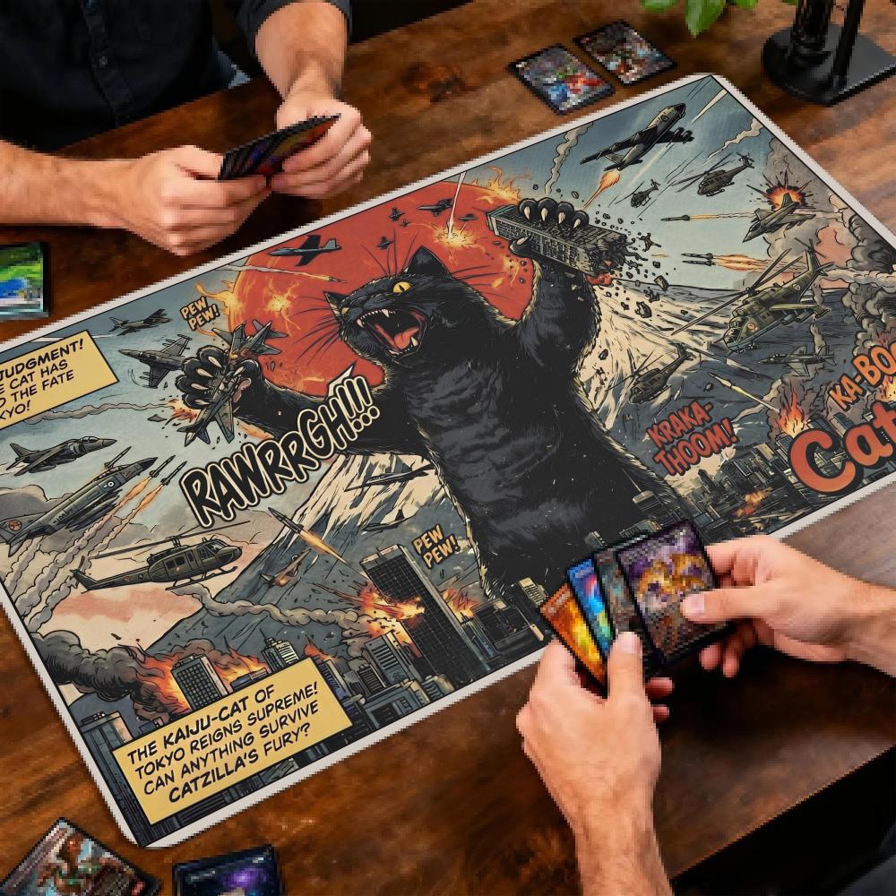 แผ่นรองเล่นการ์ดเกมลายการ์ตูนแ - Door Mat Blank บทวิจารณ์และราคา