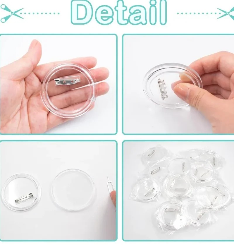 อะไหล่เครื่องทำป้ายอะคริลิคเปล - Button Badge Blank บทวิจารณ์และราคา