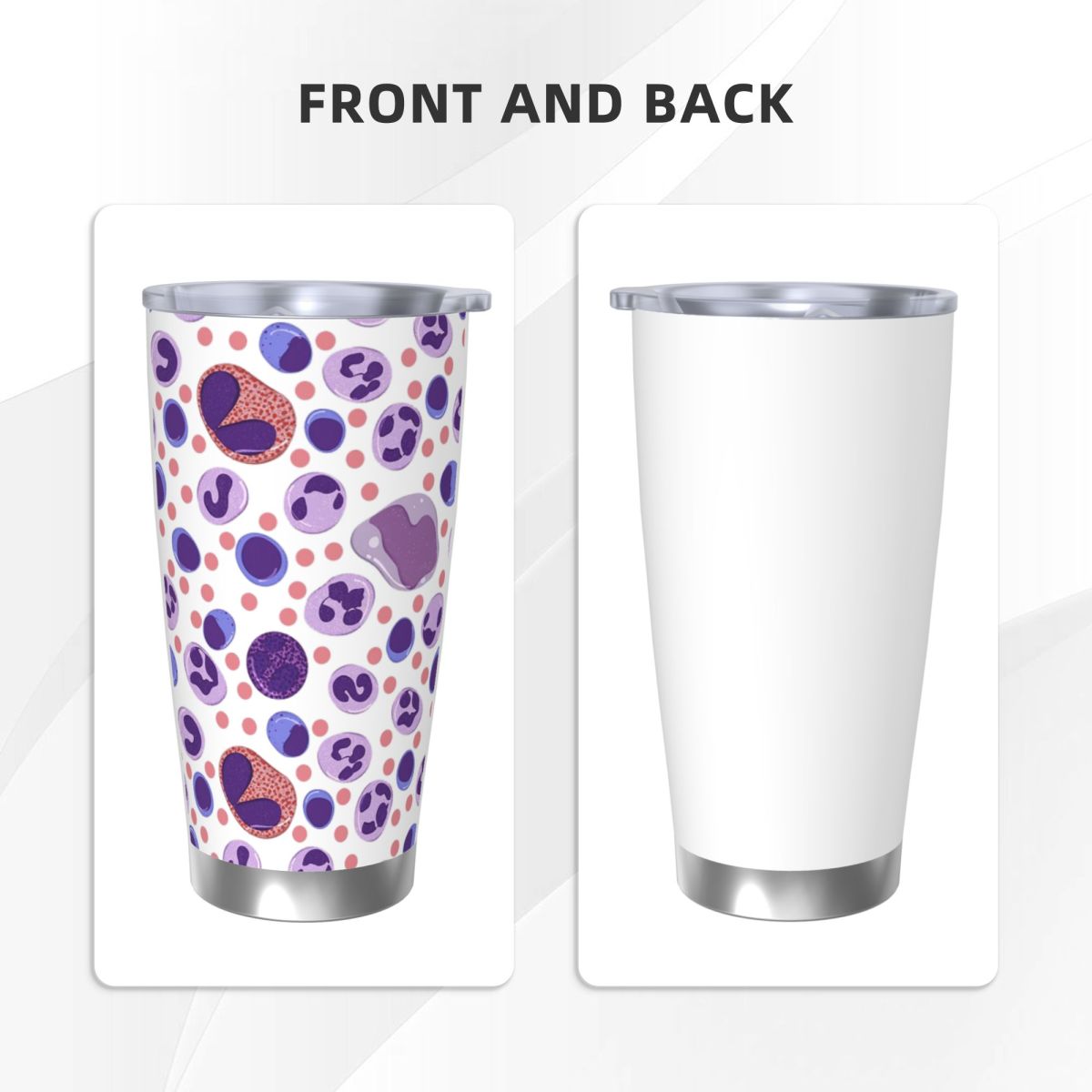 สีขาวขนาดใหญ่รูปแบบเซลล์เม็ดเล - Tumbler 20Oz White บทวิจารณ์และราคา