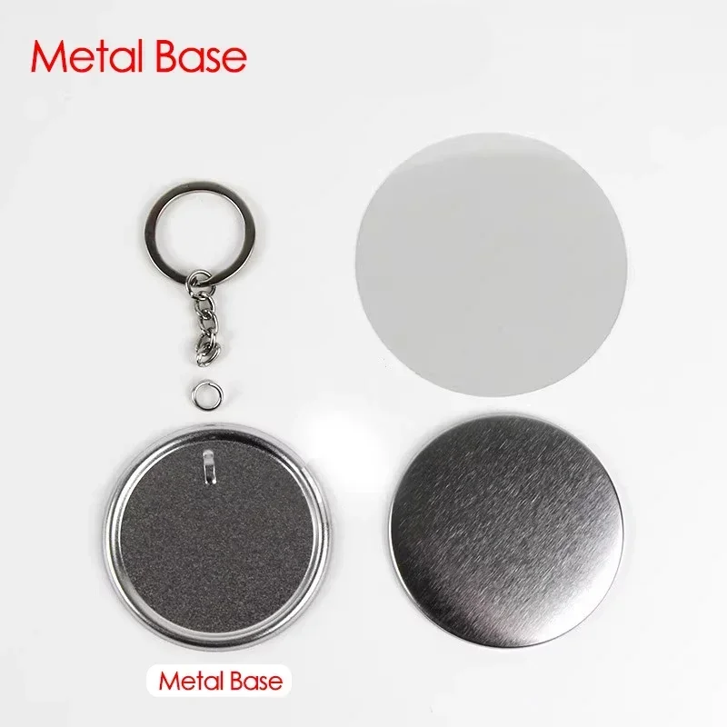 100PCS 44 มม.58 มม.พวงกุญแจ Ba - Button Badge Blank บทวิจารณ์และราคา