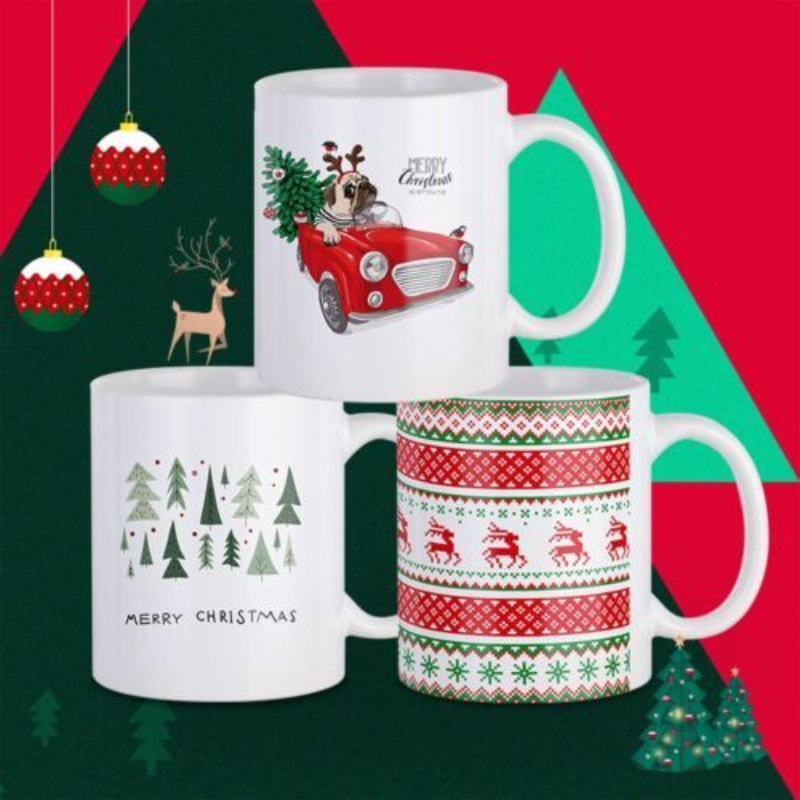 แก้วเซรามิกเปล่าสำหรับการพิมพ์ - Sublimation Mug White บทวิจารณ์และราคา