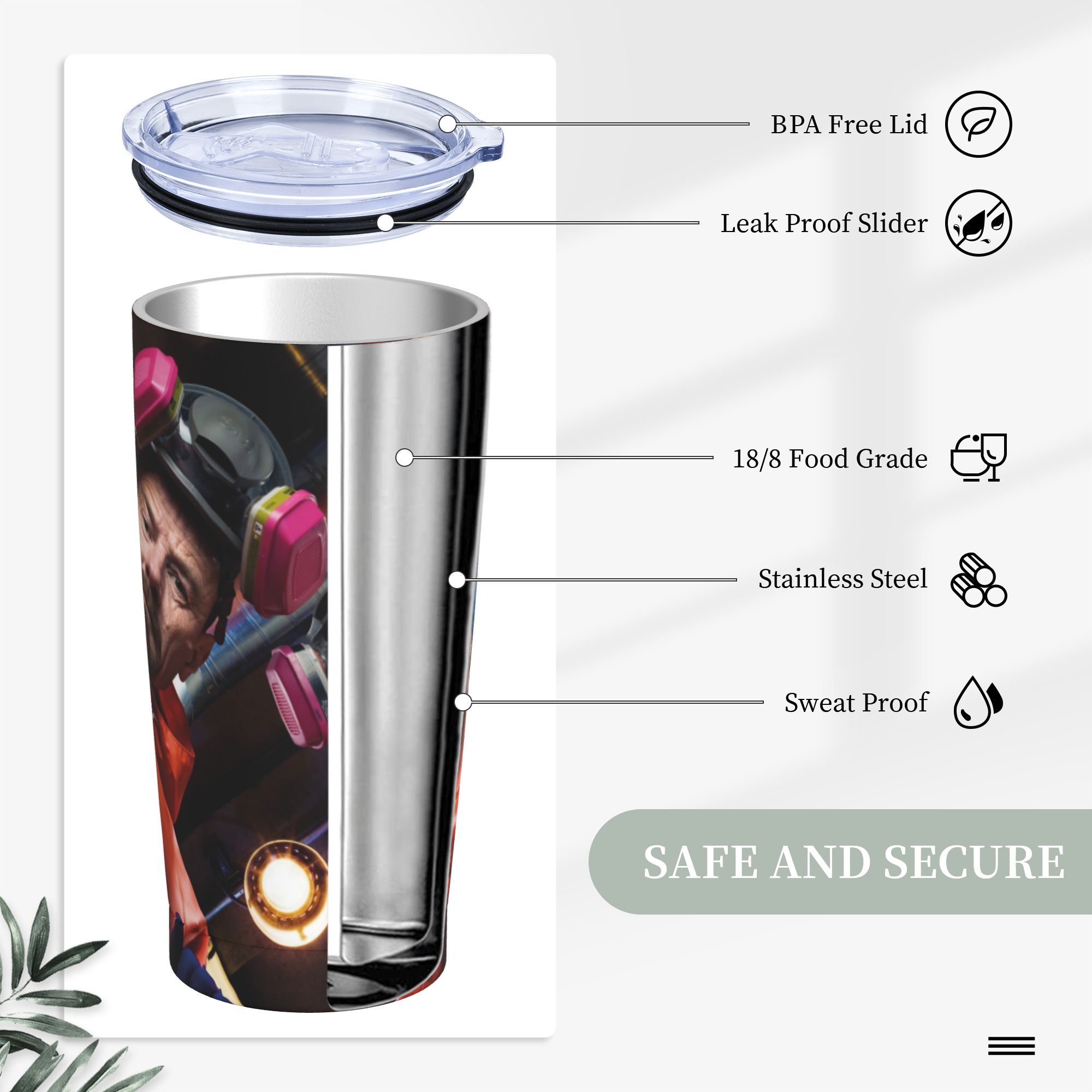 แก้วน้ำเก็บความร้อนสุญญากาศ Wa - Tumbler 20Oz White บทวิจารณ์และราคา