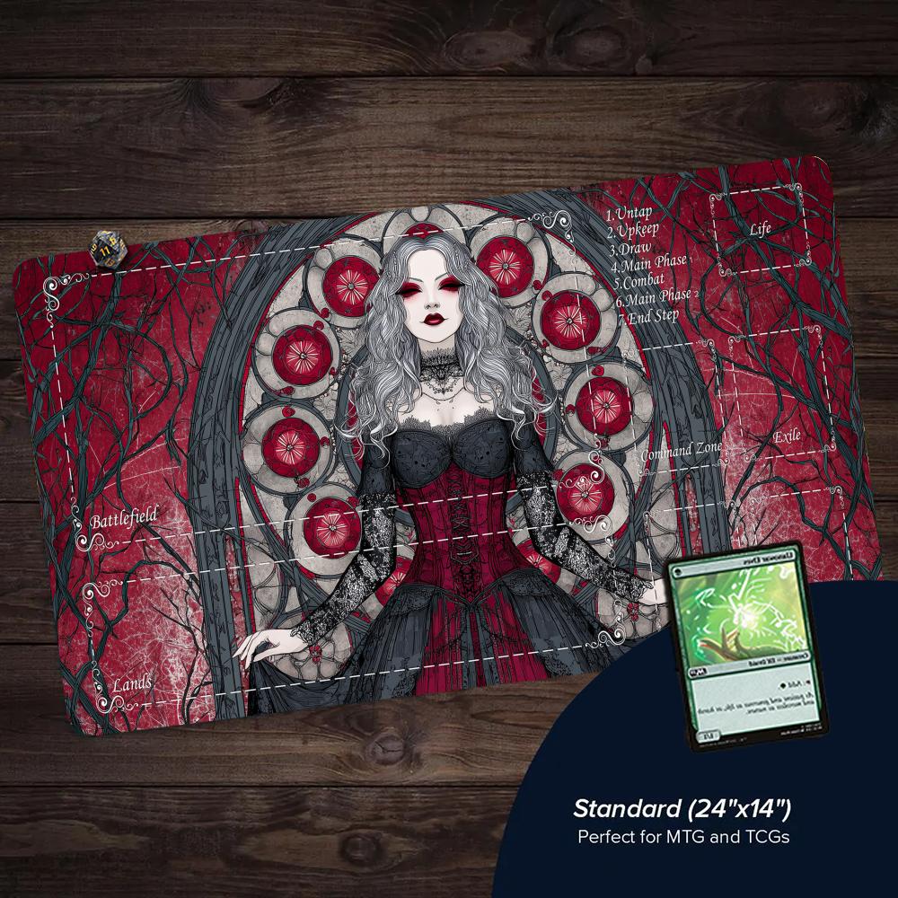 แผ่นรองเล่นการ์ด TCG ลายแวมไพร - Door Mat Blank บทวิจารณ์และราคา