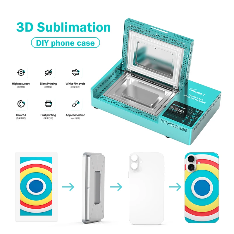 เครื่องพิมพ์เคสมือถือแบบ 3 มิต - Phone Case Blank Print บทวิจารณ์และราคา