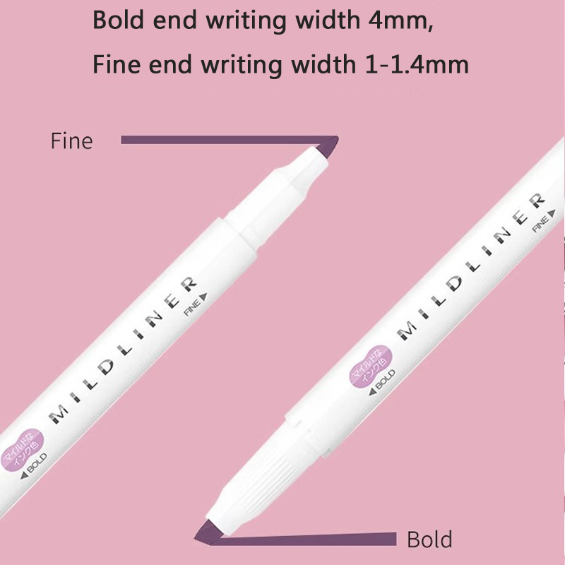ใหม่ ZEBRA Mildliner Highlight - Zebra Pen Mildliner บทวิจารณ์และราคา
