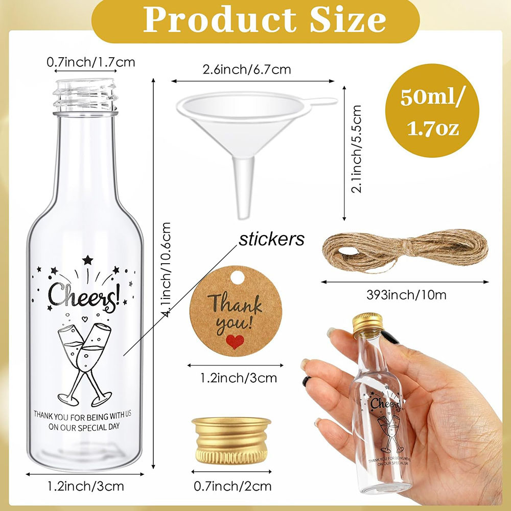 ขวดเหล้าขนาดเล็ก 50 แพ็ค, ขวดไ - Water Bottle Blank บทวิจารณ์และราคา