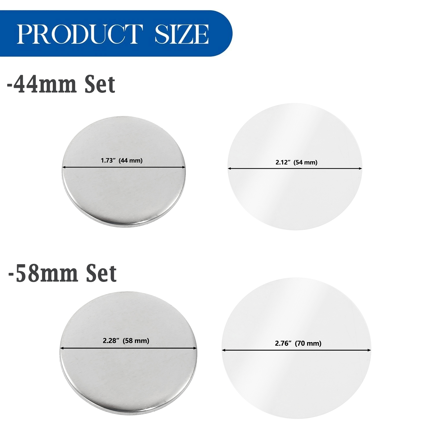 วัสดุทำป้าย 100 ชิ้น ที่เปิดขว - Button Badge Blank บทวิจารณ์และราคา