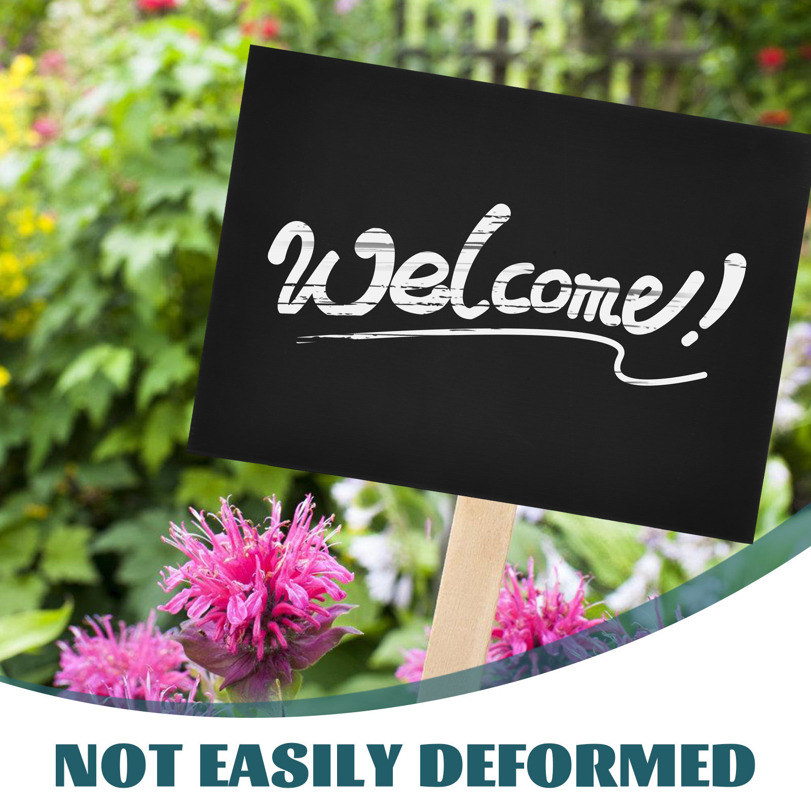 ป้ายป้ายสนามแบบเรียบสีดำด้าน 2 - Yard Sign Blank บทวิจารณ์และราคา