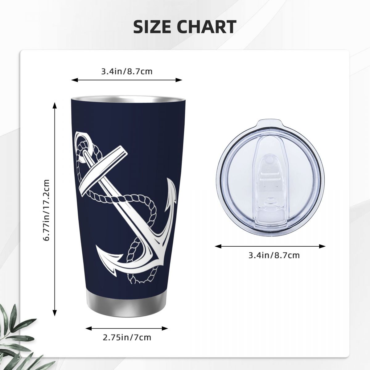 แก้วน้ำสแตนเลสสตีลสีขาวและกรมท - Tumbler 20Oz White บทวิจารณ์และราคา